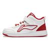 Кроссовки для скейтбординга Li Ning Kids, нескользящие, среднего размера, детские, белые, красные, YKCS184-9