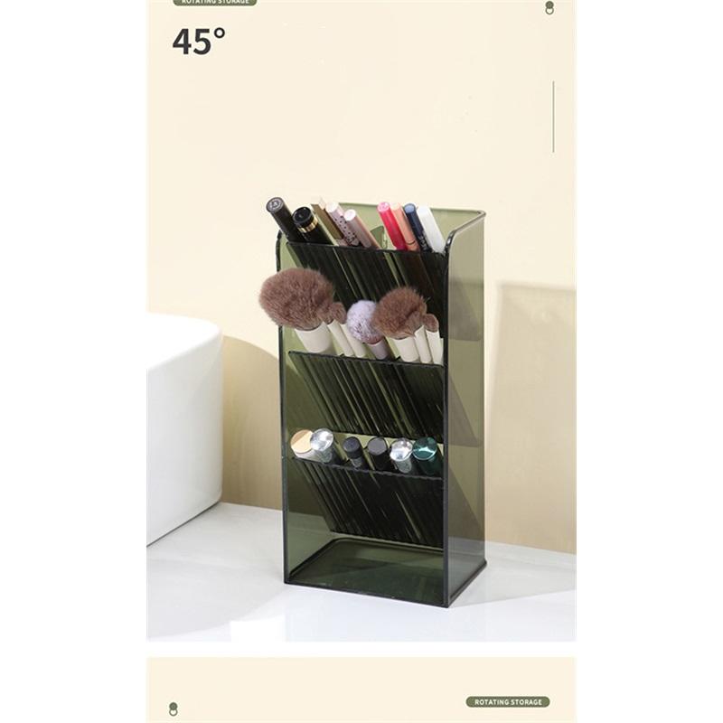 Mirror Cabinet Storage Box Desktop Transparent Dressing Table Skin Care Products Jewelry Makeup Brush Multi-layer Storage Rack Lipstick Storage Rack