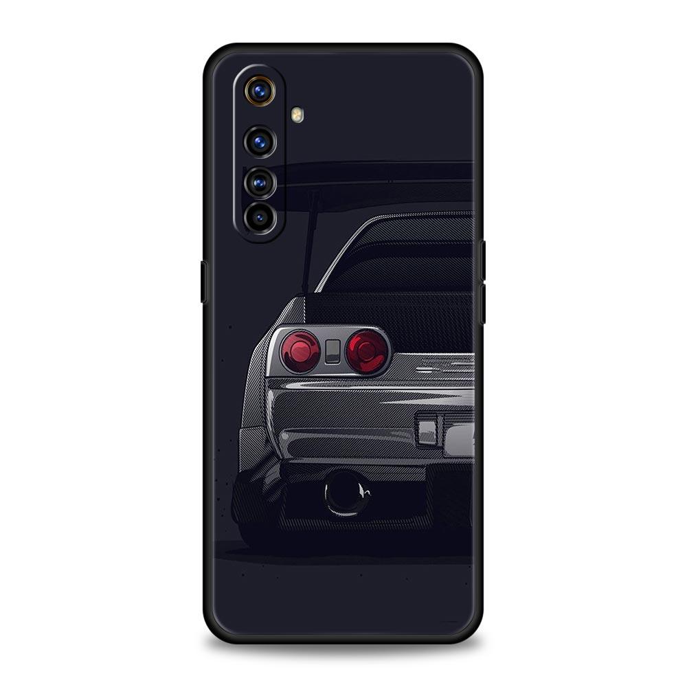 Япония JDM Спортивные Автомобили Чехол Для Realme 12 11 10 9 8 5G 7 6 GT5 GT3 GT2 Pro Plus C21 C11 C25 C35 Для Realme GT Neo 2 3 3T 5 Чехол