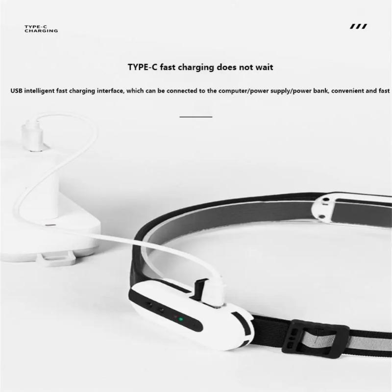 Bluetooth LED Индукционный налобный фонарь Портативный COB Сенсорный налобный фонарь Фонарик USB Перезаряжаемый Водонепроницаемый Налобный фонарь Кемпинговый фонарь