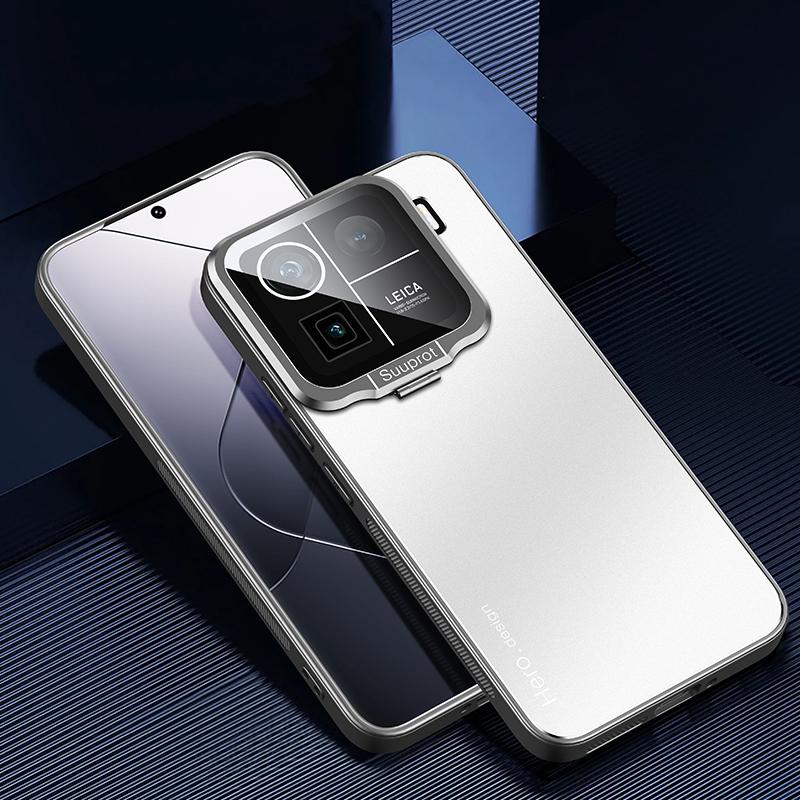 Для Xiaomi 15 Pro 14T чехол металлический объектив камеры невидимый держатель чехол для Mi15 14 T 13T Pro 14Pro 14 Civi ультра ударопрочный матовый чехол с подставкой