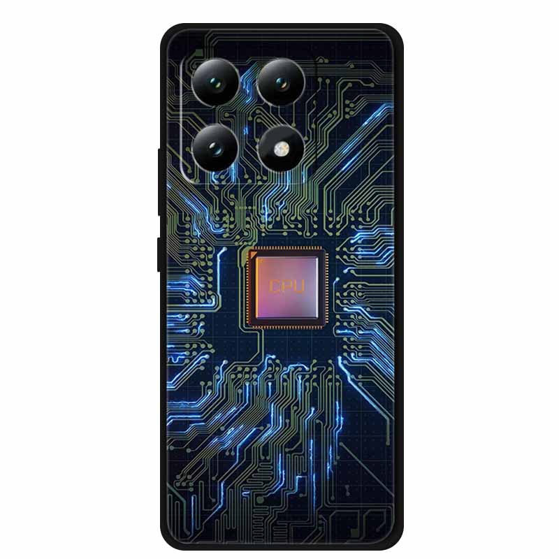 Чехол для телефона Xiaomi 15T Pro 5G Задняя крышка Чехлы Черный Силикон Мягкий Coque Для Xiaomi 15T 5G Чехол 15 T Pro 6.83" Fundas Оболочка