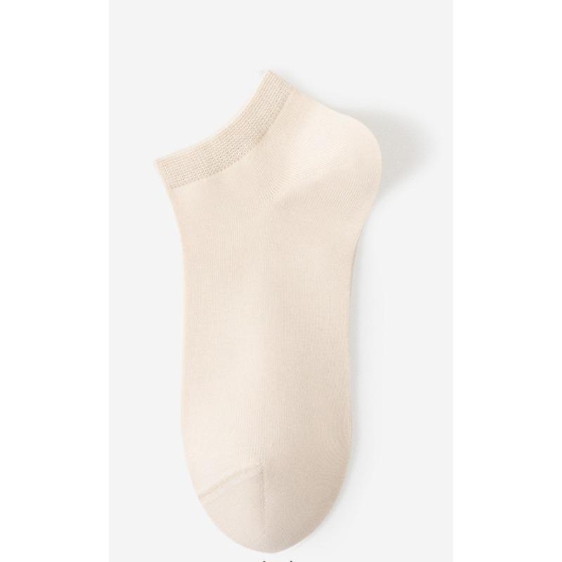 Women's Summer Antibacterial Short Socks Macaron Trendy Socks Boneless Sewn Boat Socks Invisible Socks Cotton Socks