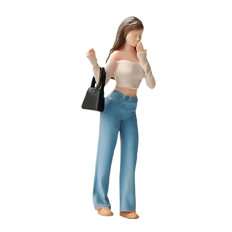 Миниатюрная фигурка кукла, смоляная фигурка, масштаб 1/64, с высокой детализацией, для моделистов и декораций