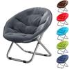 Lightweight Foldable Moon Chair Large Space Camping Beach Chair Fishing Stool For Dormitory Attic