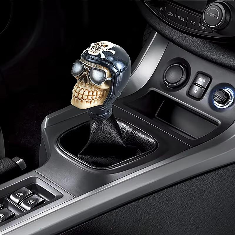 Personalized Universal Manual Head Rod Automotive Accessories LED Lights Shift Handle Skeleton