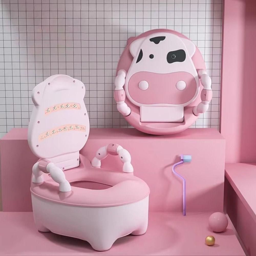 Folding Baby Urinal Seat Portable Boys and Girls Potties Cute Children's Toilet Chair Urine Bucket