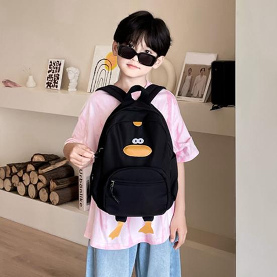 Забавный рюкзак большой емкости с милым дизайном утки из нейлоновой ткани, водонепроницаемый для детей, для школы