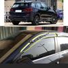 For BMW X3 2018    Car Body Styling Sticker Plastic Window Glass Wind Visor Rain/Sun Guard Vent Parts