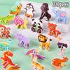 30 шт. Мини-мультяшные животные, бумажные пазлы своими руками, игрушки для детей, сувениры на день рождения, награды для детского сада, наполнитель для пиньяты