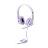 ELECOM Headphones for Children Connection 4 with Rotating Microphone Arm Purple Width 121 X Depth 43 X Height 122 Mm Not [3.5mm Poles] HS-KD01TPL