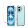For iPhone 17 Phone Case Acrylic TPU Clear Mobile Cover