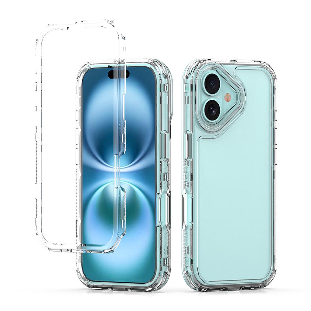 For iPhone 17 Phone Case Acrylic TPU Clear Mobile Cover