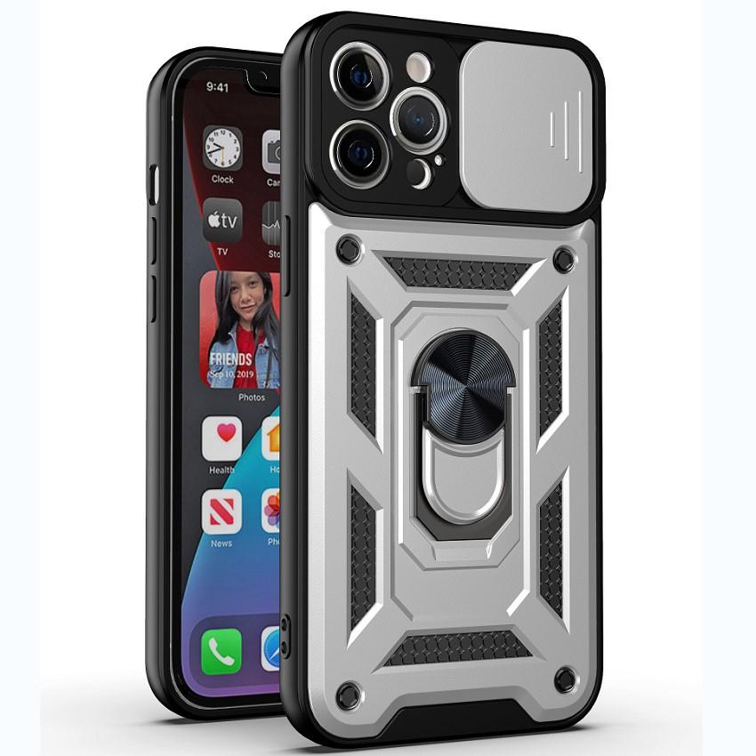 Applicable to iPhone17Pro window push mobile phone case Apple 15 cis armor car 16 Sergeant X ring bracket protective case