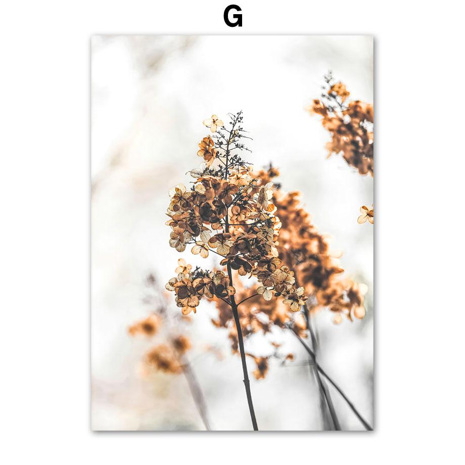 Осенний холм, лесная дорога, цветок тыквы, настенная живопись на холсте, постеры на скандинавскую тему и принты, современные картины для декора гостиной