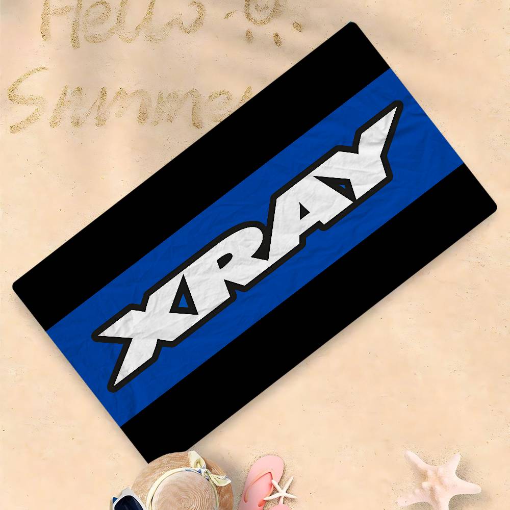 X-XRAY Racing-CarS Микрофибровое одеяло Быстросохнущие пляжные полотенца Большой размер Печать Супервпитывающее Полотенце-одеяло для бассейна
