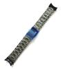 Men's Hollow Stainless Steel Five-Bead Curved Watch Band 20mm/22mm Watch Chain