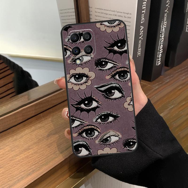 Чехол 'Страшное Лицо Глаза' для Samsung Galaxy M56 M06 M16 M36 M52 M32 M12 M54 M34 M14 M35 M55 M15 M11 M31 M13 M53
