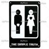 [MyPlate] Bathroom Rules Vintage Metal Sign Plaque Toilets Tin Sign Wall Decor For Pub Club Man Cave Bar Decoration Tin Plates