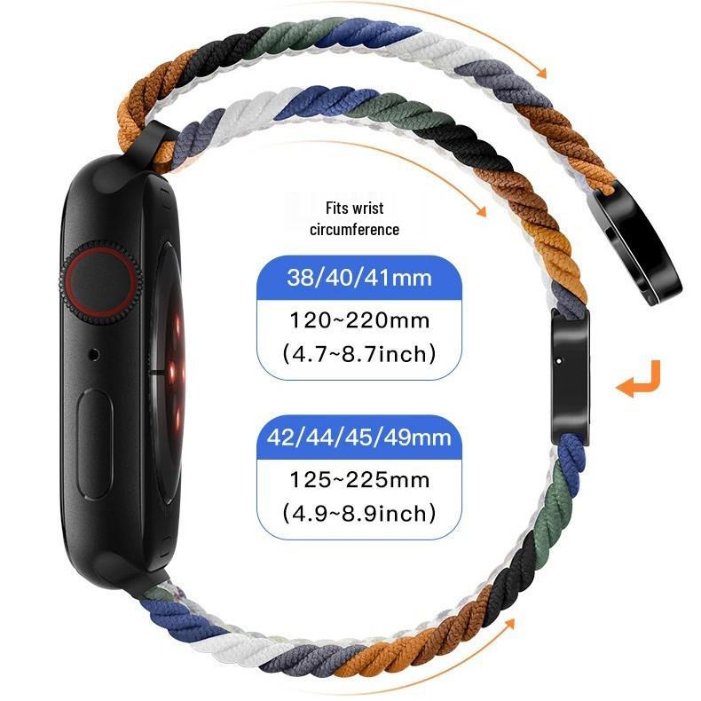 Нейлоновый ремешок для Apple Watch Series 5-10 с магнитной застежкой