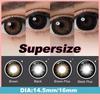 16mm Large Diameter Color Contact Lenses Big Eyes Black Contacts For Eyes Brown Lenses 1 Pair Cosmetic Contact Lens Eye Lens