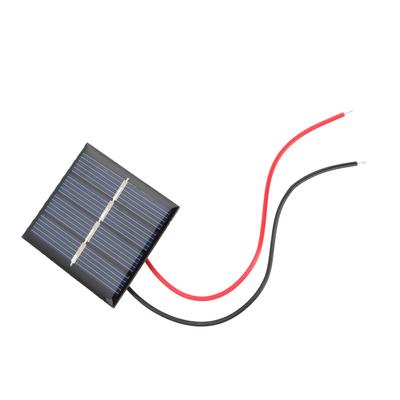 2 шт. 0,36 Вт 2 В мини-поликристаллические солнечные панели DIY зарядное устройство модуль зажим комплект