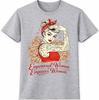 Футболка Pin Up Girl Ретро Винтаж Рокабилли Девушка Сила Смешной Подарок Графическая футболка