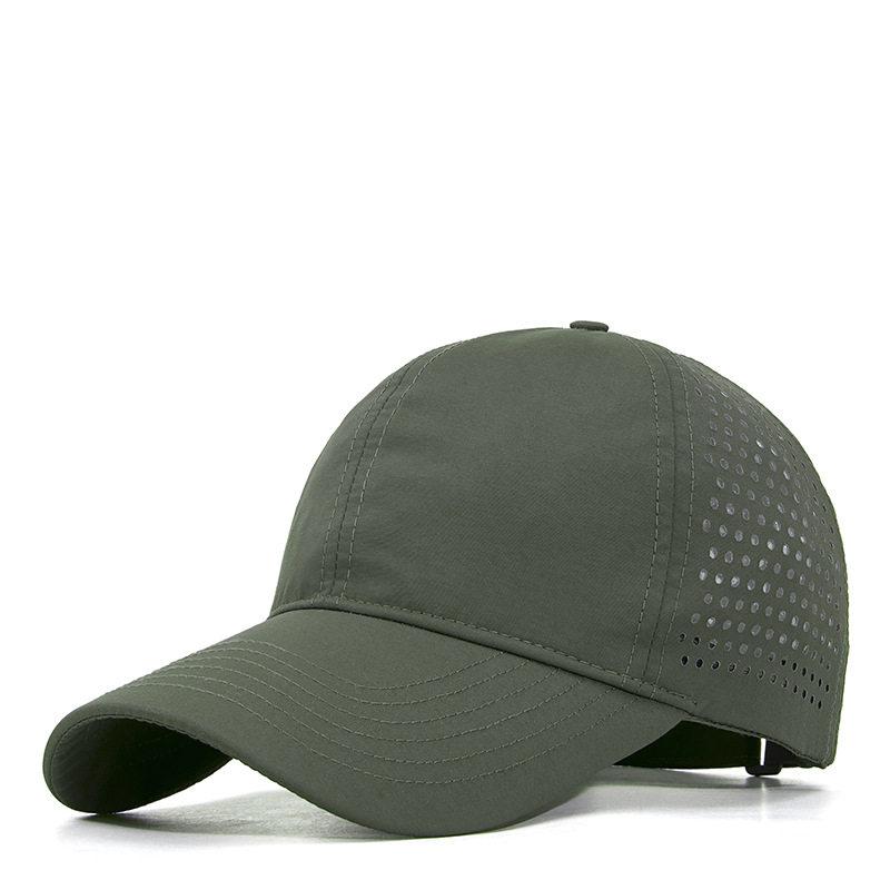 High-end Quick-Drying Custom Logo Embroidery Baseball Cap 6-Panel Unisex Adjustable Golf Outdoor Sports Summer Work Cap