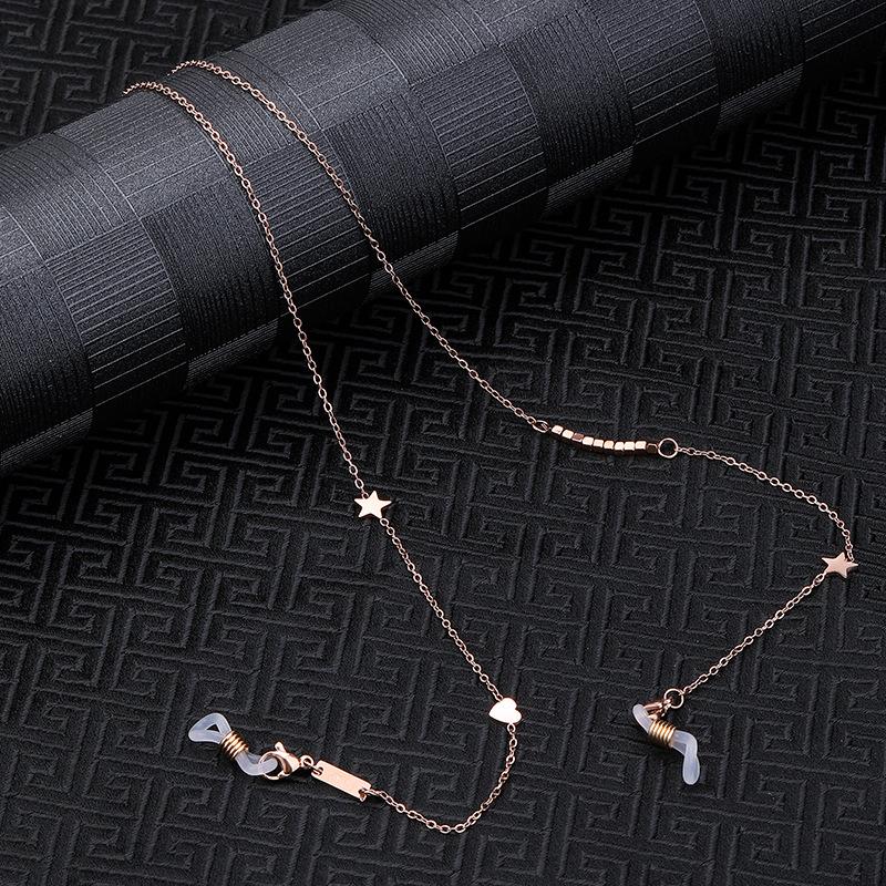 Multi-color Anti-slip Eyeglass Case with Chain and Cloth for Prescription and Reading Glasses