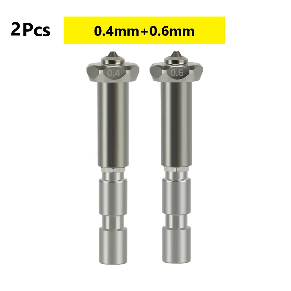 For Anycubic Kobra 3 Max Nozzle Hotend Kobra 3 Max Combo Quick Swap Nozzle Hardened Steel 0.4 0.6 0.8 Kobra 3 Max Accessories
