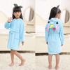 Kids Boy Girl Hooded Pajamas Bath Robe Unicorn Dressing Gown Nightwear Sleepwear
