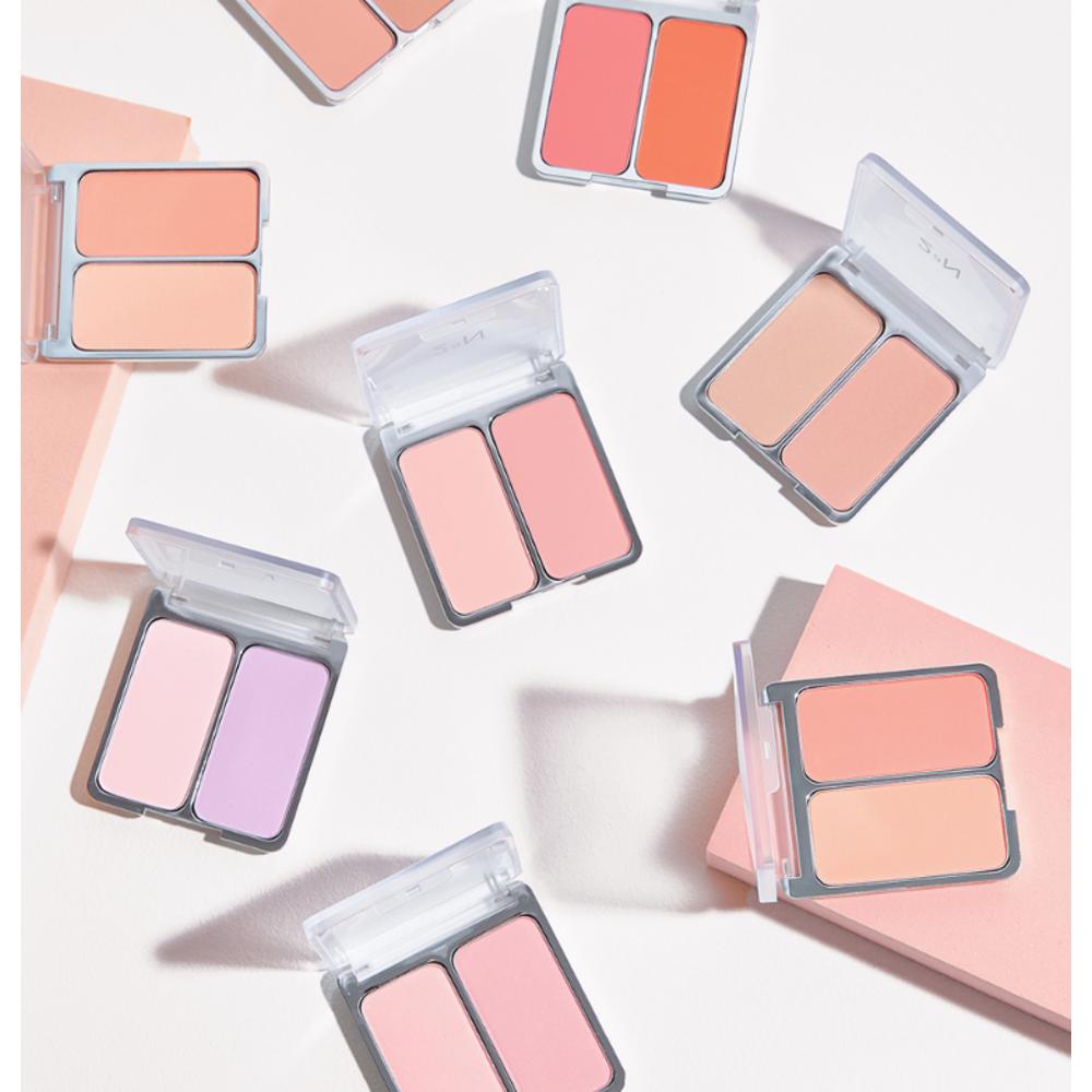 2aN Dual Cheek 9 г, 02 Love, Розовый, 1 шт.