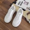Весенняя женская обувь 2025 года, новые дышащие белые туфли, детская корейская версия, универсальная спортивная обувь на плоской подошве, повседневная обувь для сноуборда