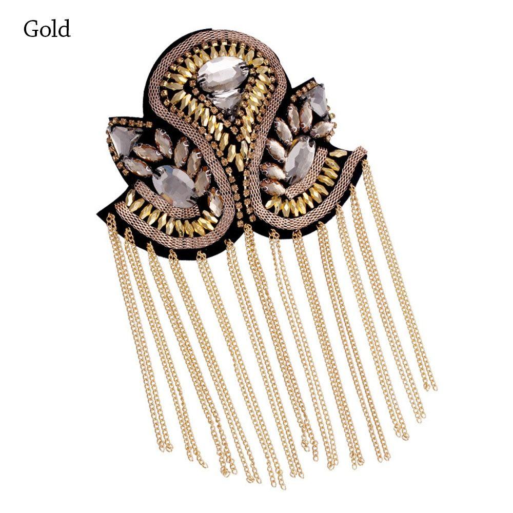 Стразы Брошь Длинная Цепь Аксессуары для Одежды Нежная Брошь на Плечо Мужчины Женщины