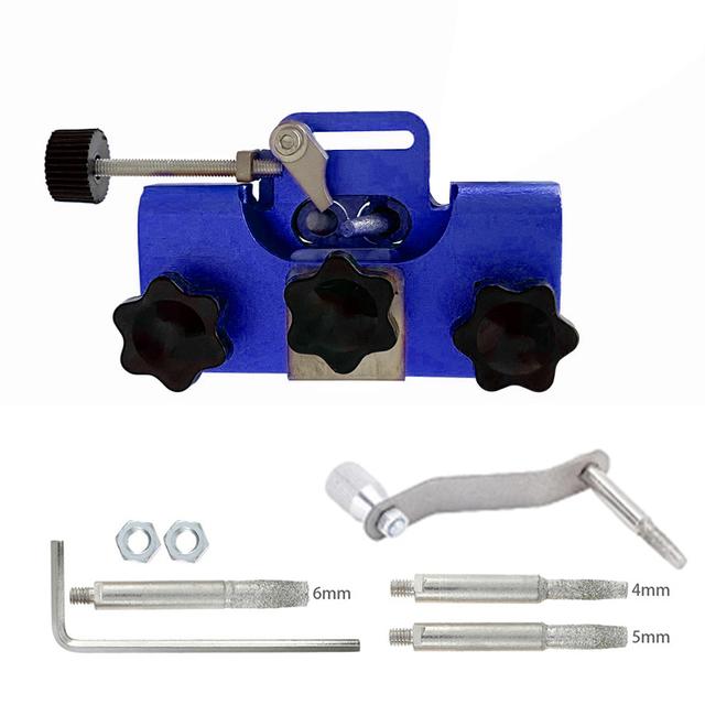 Оригинальные точилки для цепной пилы, портативная заточка цепи для бензопилы, деревообрабатывающие шлифовальные камни, электрическая шлифовальная машина для бензопилы, инструмент