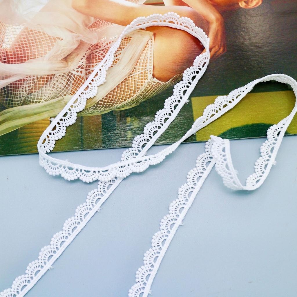 Unilateral Water-Soluble Barcode Lace, Milk Silk Embroidery Diy Accessories, Children'S Dress Lace