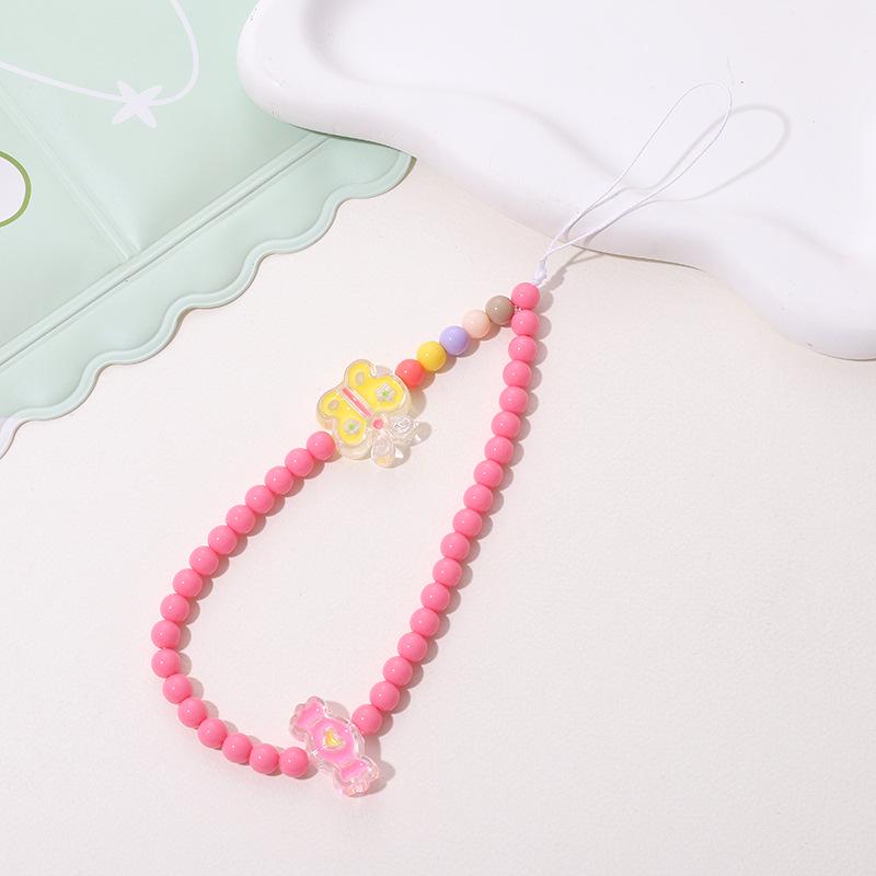 Красочный мультяшный чехол для телефона с ремешком и электропокрытием в квадратную клетку