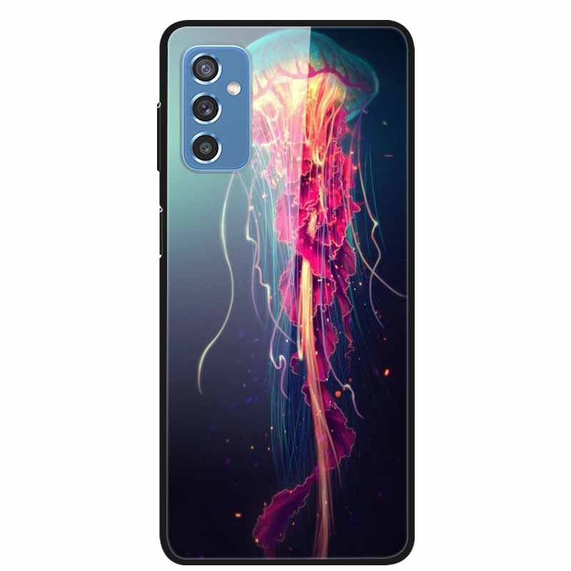 Для Samsung M52 5G Чехлы M23 5G M51 M02s Закаленное Стекло Жесткая Задняя Крышка Для Samsung Galaxy M23 5G Чехол для Телефона Fundas Capa M 52 5G