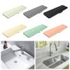 Силиконовый коврик для смесителя для кухонной раковины Силиконовый коврик для сбора капель Нескользящий коврик для сушки Подушечки для защиты от капель Защита от брызг для кухонной раковины