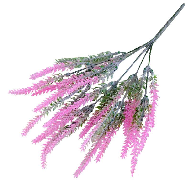 Шелковое растение лаванды Искусственный букет из пластика для украшения дома и использования на мероприятиях