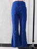 Весенние модные вельветовые расклешенные брюки, широкие брюки, женские однотонные повседневные удобные брюки