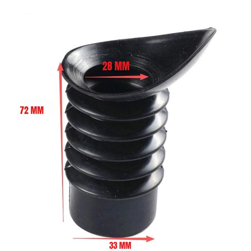Retractable Soft Rubber Eye Protector with Light-Blocking Slanted/Flat Opening