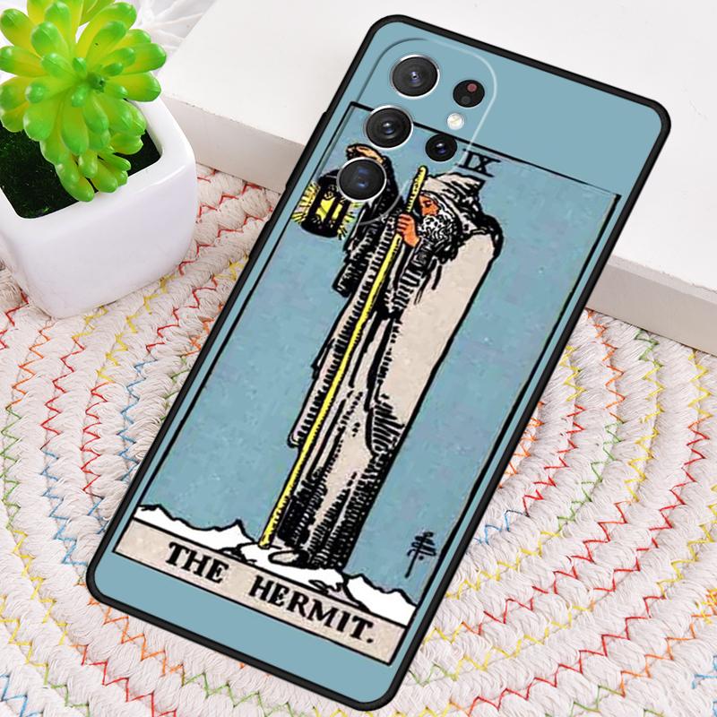 Чехол для телефона из ТПУ с картой Таро Отшельник Для Samsung Galaxy note 10 pro S26 S25 S24 S23 S22 Ultra Plus S21 FE S20 Ударопрочный чехол