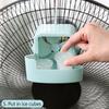 Electric Fan Cooling Storage Box Ice Cube Storage Box Fast Cooling Portable With Hanging Hook Electric Fans Ice Cube Holder