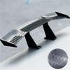Carbon Fiber Black Car 17cm Twill Look GT Tiny Mini Rear Wing Spoiler Decoration