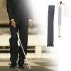 Walking Stick for Blind Titanium Alloy Shockproof Anti Slip with Storage Bag 7 Section 1.25m