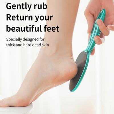 Пилка для ног Veins Grain Foot Grinder с эргономичной ручкой из наностекла, скраб для ног для легкого удаления мозолей, удаления огрубевшей кожи и мертвых клеток