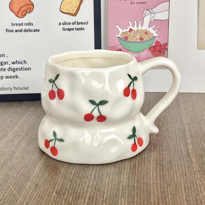 Керамическая кружка с цветной подглазурной росписью, сувенирная чашка для дома, подарок на день рождения, чашка для воды, парная кофейная чашка, личная