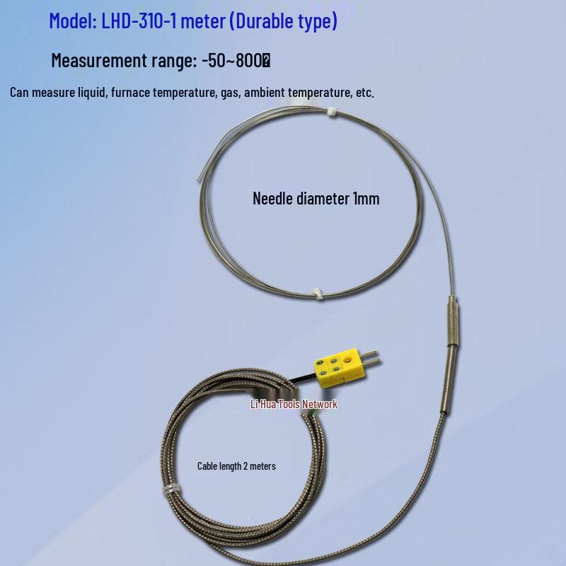 Промышленный термометр DT1310 высокой точности с термопарным зондом
