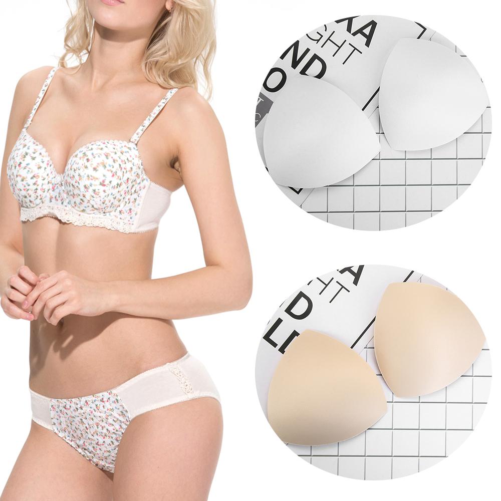 Съемный удлинитель груди с мягкой чашкой из пеноматериала для груди Push Up Pads Bra Insert Foam Triangle Bra Pad